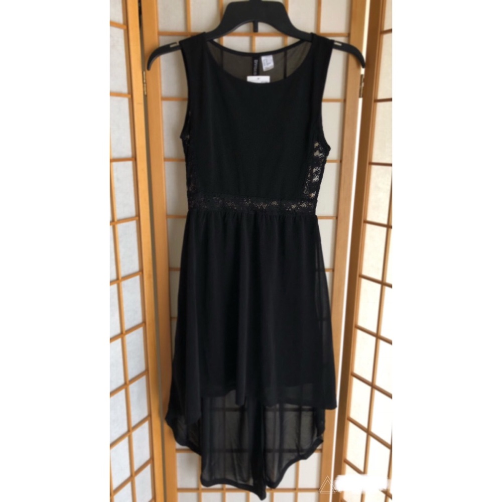 H&M High-Low Black Lace Dress